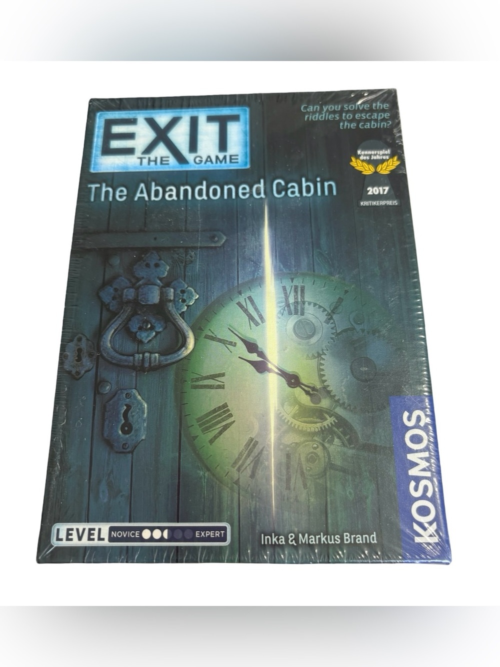 BNIB EXIT The Game The Abandoned Cabin Sealed Escape Room Puzzle Board Game